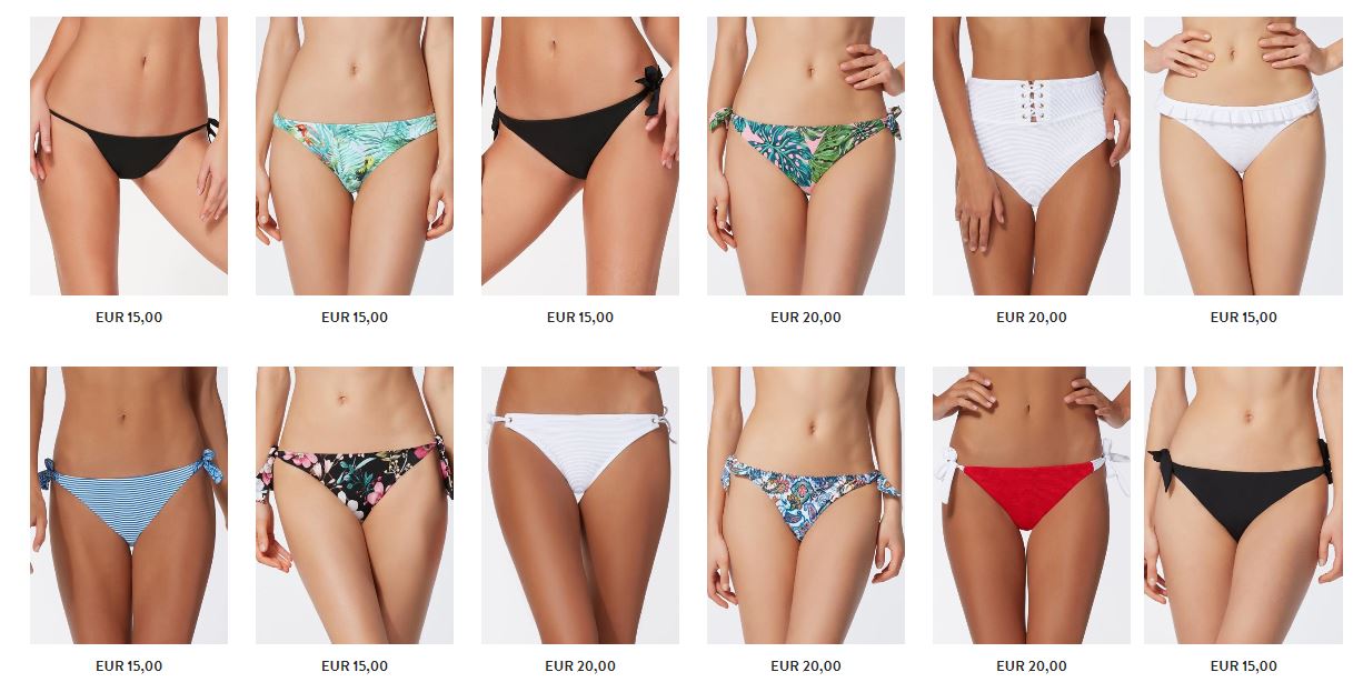 Mutande bikini Calzedonia estate 2018