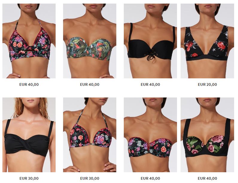 Reggiseni costumi da bagno Calzedonia estate 2018