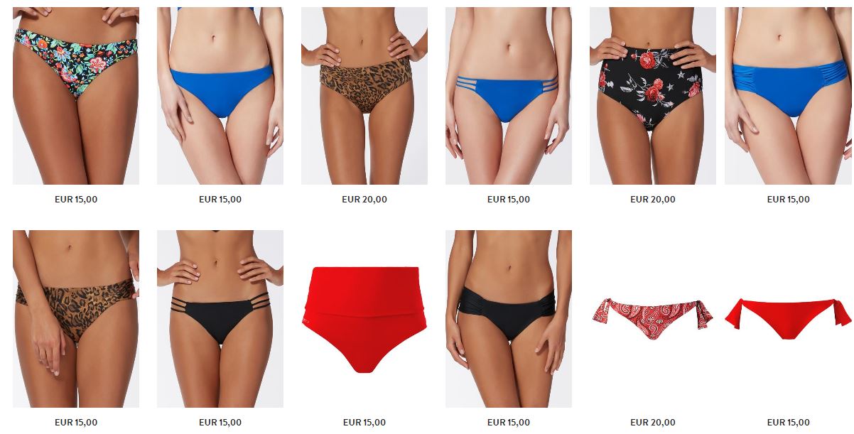 Slip bikini Calzedonia collezione estate 2018