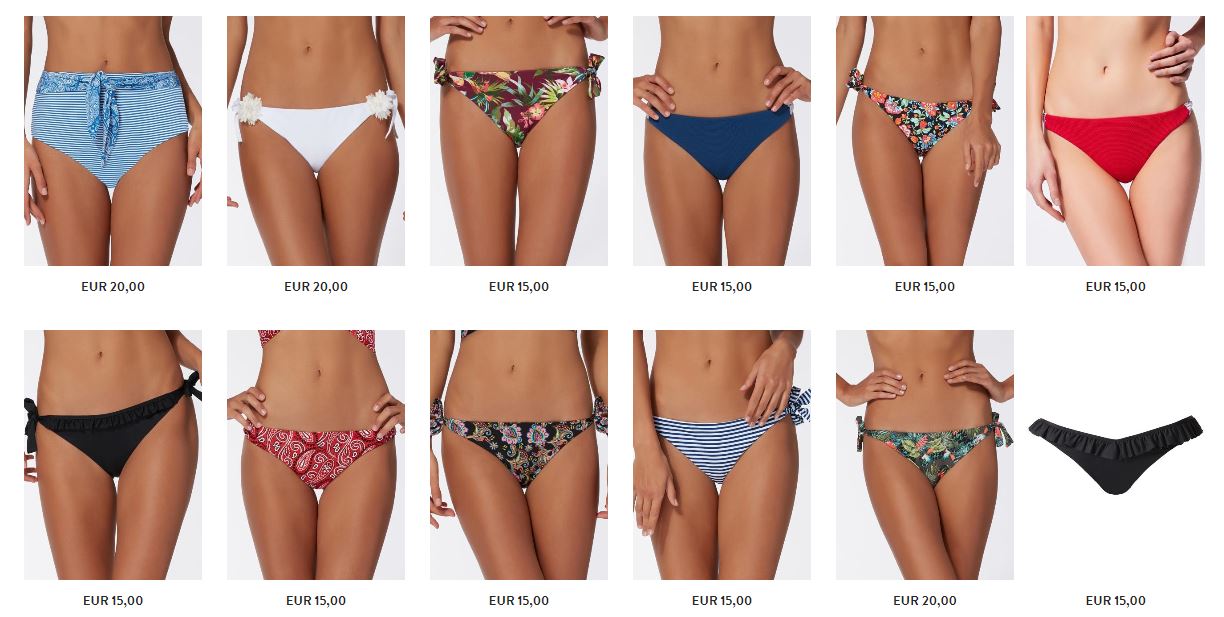 Slip bikini Calzedonia modelli e prezzi 2018