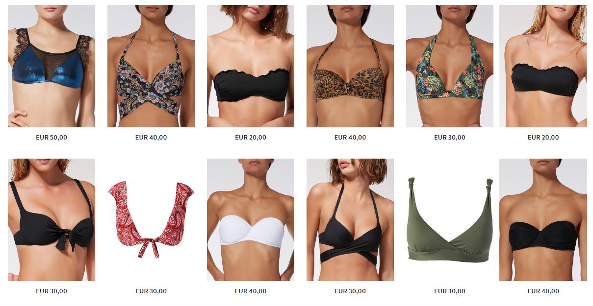 Top bikini Calzedonia catalogo estate 2018