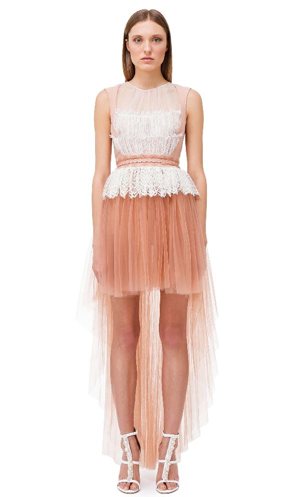 Abito asimmetrico Elisabetta Franchi estate 2018 prezzo 745 euro