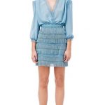 Abito con frange Elisabetta Franchi estate 2018 prezzo 620 euro