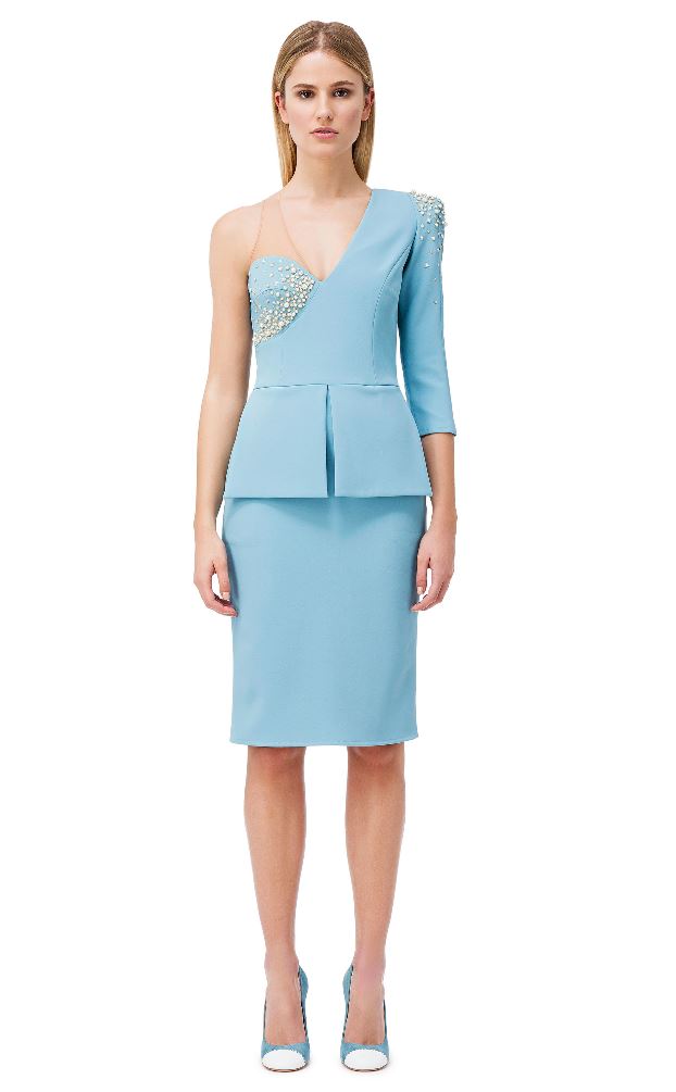 Abito da cerimonia Elisabetta Franchi primavera estate 2018 prezzo 470 euro