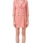 Abito doppiopetto con maniche a tre quarti Elisabetta Franchi primavera estate 2018 prezzo 402 euro