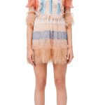 Abito in pizzo e tulle Elisabetta Franchi estate 2018 prezzo 810 euro