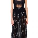 Abito lungo Elisabetta Franchi estate 2018 prezzo 610 euro