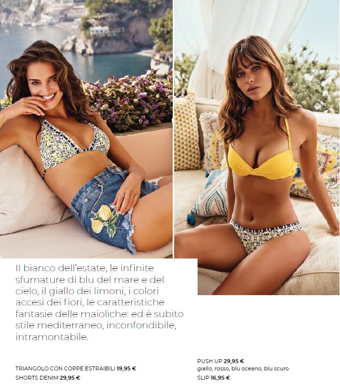 Catalogo bikini Yamamay estate 2018