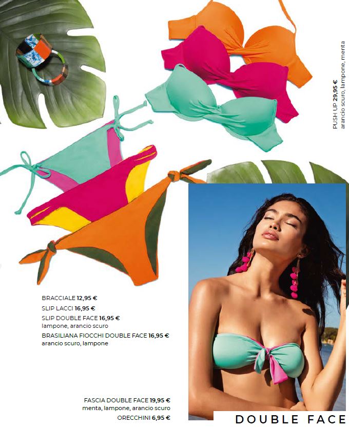 Costumi double face Yamamay estate 2018