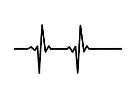 Disegno per tatuaggio battito cardiaco