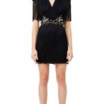 Elisabetta Franchi abito da sera e da cerimonia con frange primavera estate 2018 prezzo 820 euro