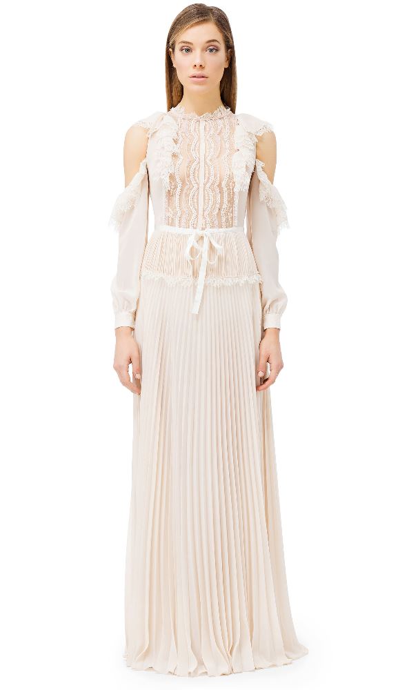 Elisabetta Franchi abito lungo estate 2018 prezzo 950 euro