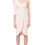 Elisabetta Franchi abito monospalla primavera estate 2018 prezzo 340 euro