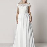 Abito da sposa taglia forte Pronovias Plus mod Evita