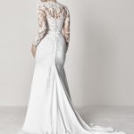 Abito da sposa taglia forte mod Eva collezione Pronovias Plus 2019