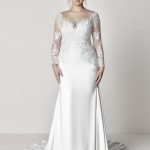 Abito da sposa taglie comode Pronovias 2019 Plus Mod Euli