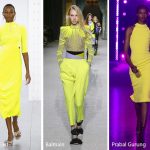 Colore Moda Abbigliamento Inverno 2019 Limelight