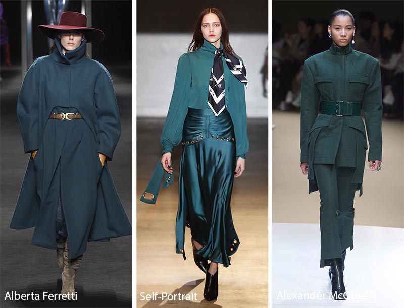 Colore Moda Abbigliamento Inverno 2019 Quetzal Green