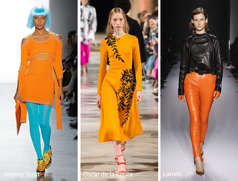 Colore Moda Abbigliamento Inverno 2019 Russet Orange