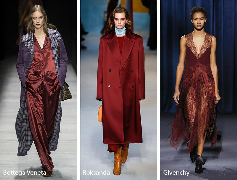 Colori Moda Inverno 2018 2019 Red Pear