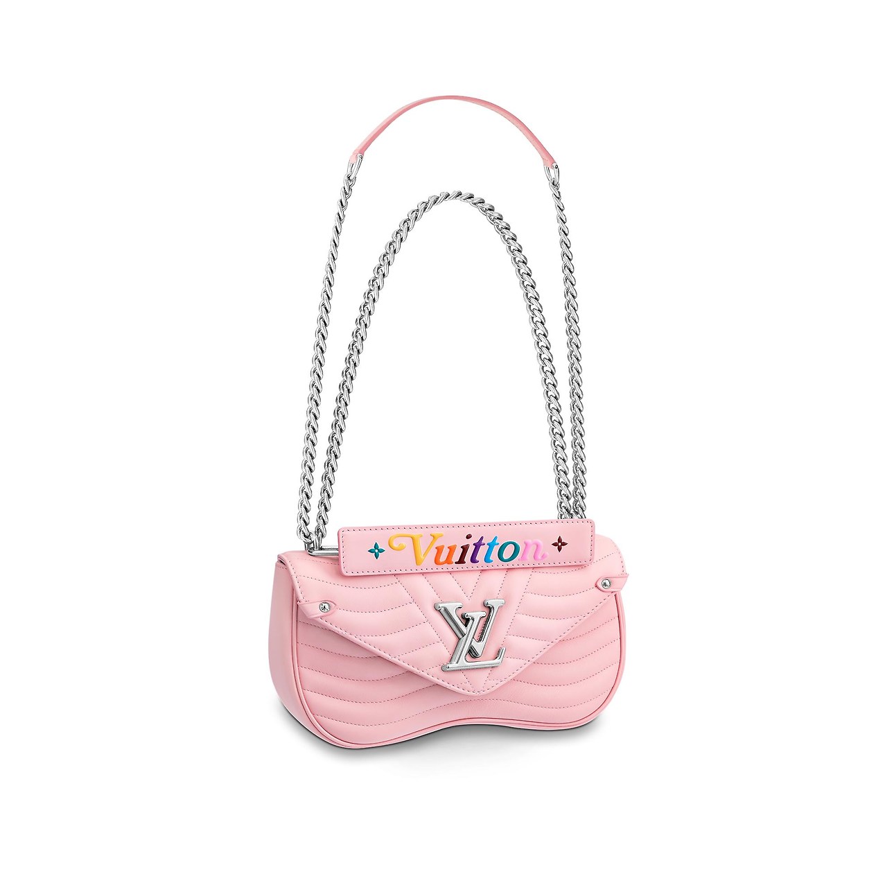 Nuova Borsa a tracolla Louis Vuitton New Wave rosa