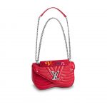 Nuova Borsa a tracolla Louis Vuitton New Wave rosso scarlatto 2018
