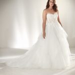 Vestito da sposa da principessa taglie comode Pronovias mod Draval