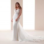 Abito da sposa a sirena taglie forti Nicole Spose 2019 mod CVAB19711
