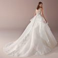 Abito da sposa asimmetrico linea Romance 2019 foto retro