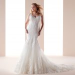 Abito da sposa curvy a sirena 2019 mod CVAB19710