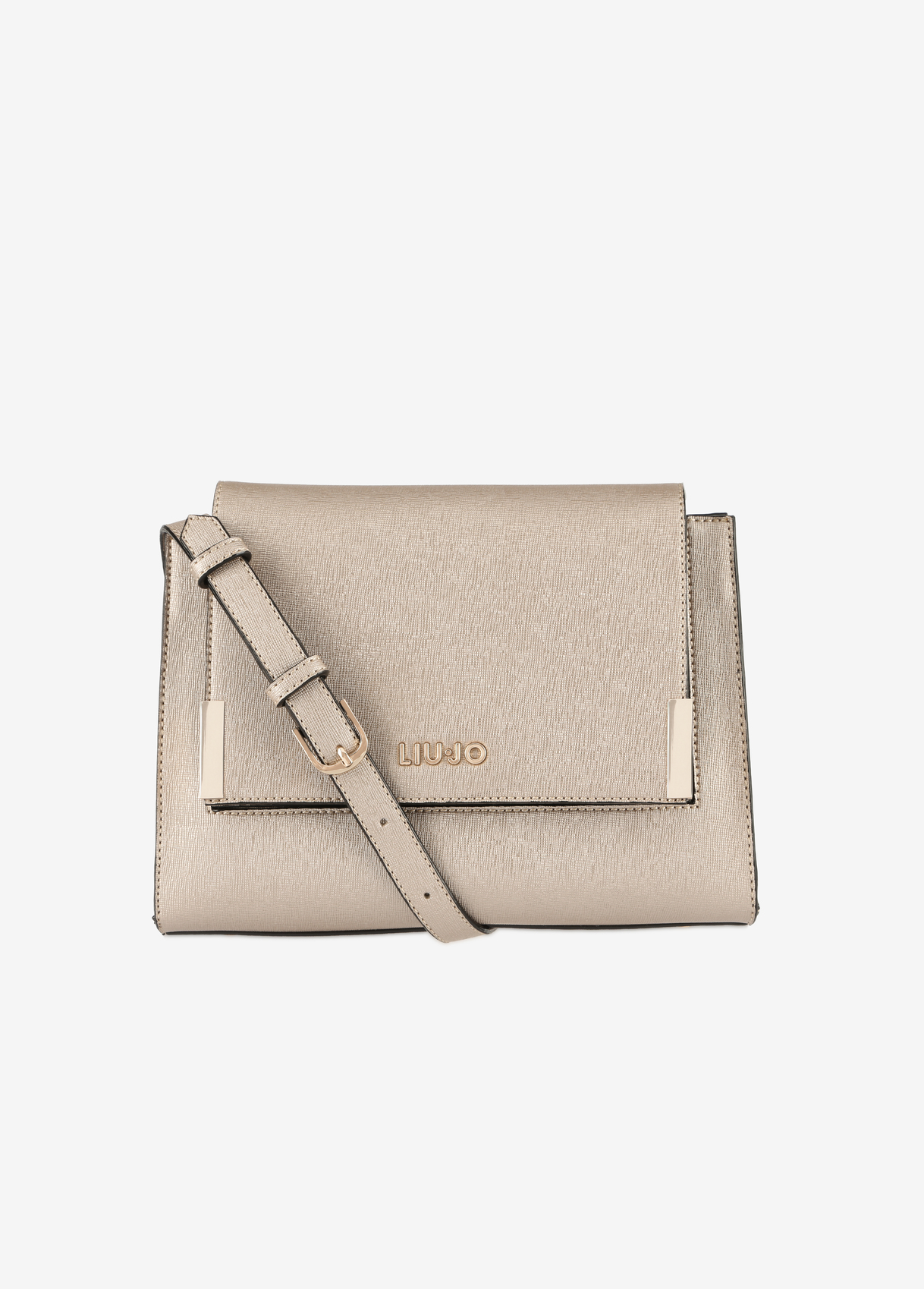 Borsa a tracolla modello Isola Liu Jo colore oro inverno 2018 2019 prezzo 109 euro