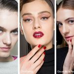 Colore smalto rosso tendenza moda unghie inverno 2018 2019