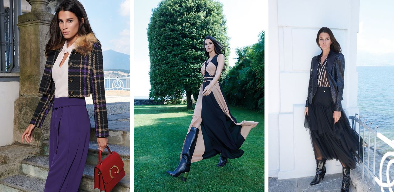 Foto campagna pubblicitaria Rinascimento abbigliamento autunno inverno 2018 2019