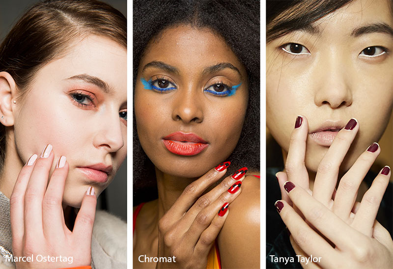Minimalist Nail Art inverno 2018 2019