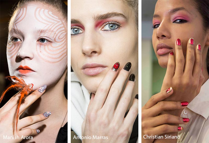 Nail Art decorate moda inverno 2018 2019