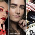 Nail Art gioiello moda unghie autunno inverno 2018 2019