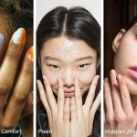 Nail Art glitterata moda unghie inverno 2018 2019