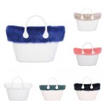 Nuova Borsa O Bag O Knit con bordi invernali