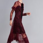 Abito lungo in pizzo Twin Set catalogo autunno inverno 2018 2019 prezzo 248 euro