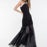 Abito lungo monospalla Patrizia Pepe prezzo 428 euro