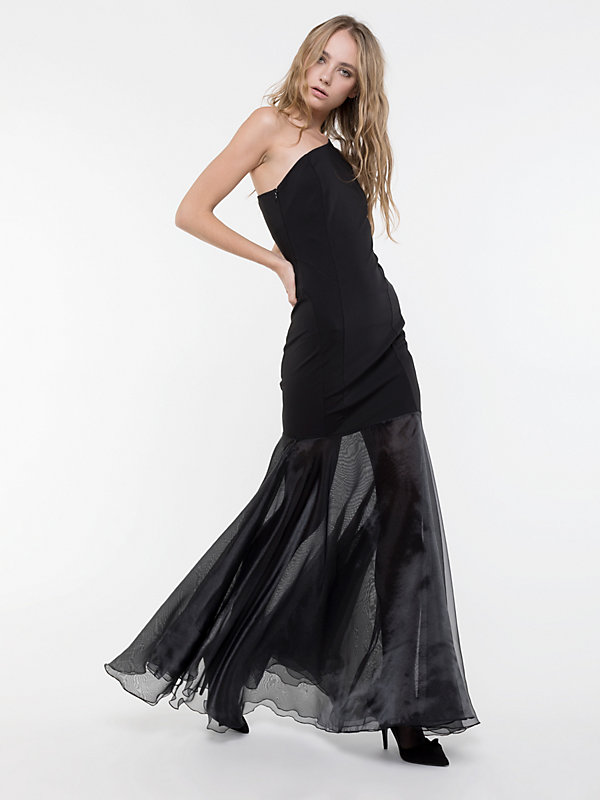 Abito lungo monospalla Patrizia Pepe prezzo 428 euro