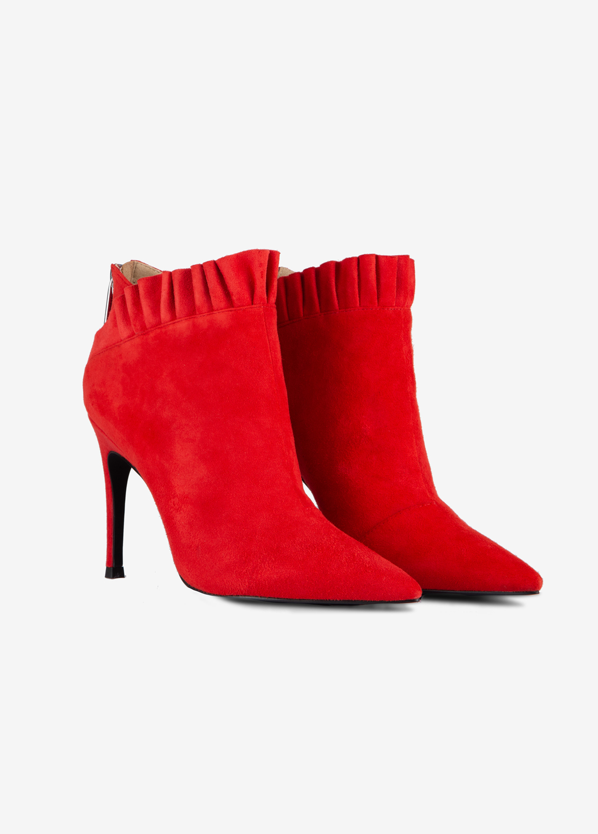 Ankle boots in camoscio rosso Liu JO prezzo 189 euro