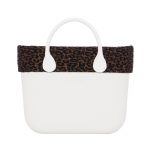 Bordo in tessuto leopardato borse O Bag inverno 2018 2019