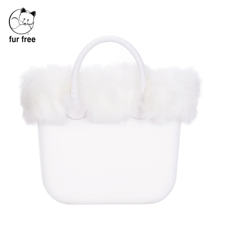 Bordo invernale in volpe colore bianco