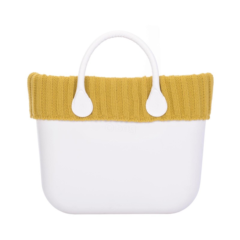 Bordo o bag in lana coste larghe inverno 2018 2019 colore curry