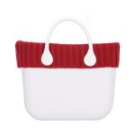 Bordo o bag in lana coste larghe inverno 2018 2019 colore rosso