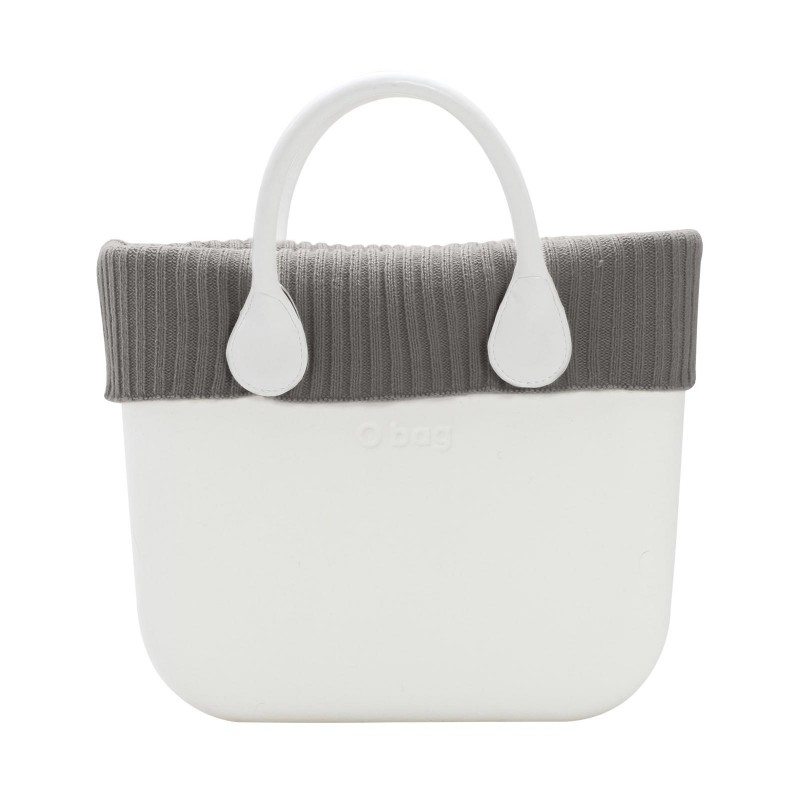 Bordo o bag in lana coste larghe inverno 2018 2019 colore tortora