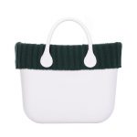 Bordo o bag in lana coste larghe inverno 2018 2019 colore verde bosco