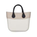 Borsa O Bag Mini nuovo bordo invernale in lana punto riso beige