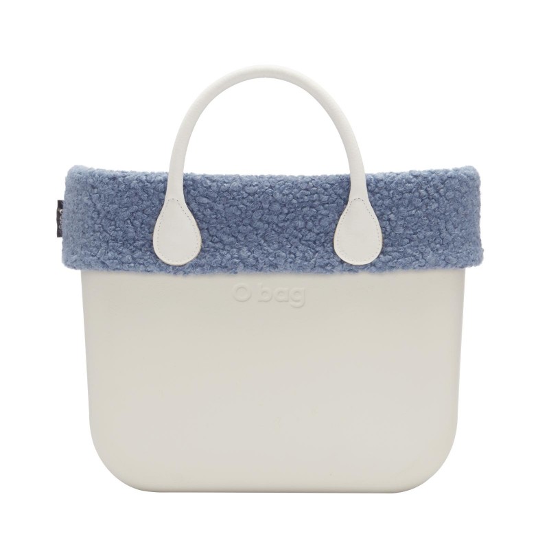 Nuovo Bordo Borsa O Bag in tessuto boucle inverno 2018 2019 prezzo 39 euro